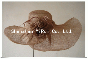 Dress hat,sinamay hat,cocktail hat,kentucky derby hat,ascot hat,race hat,church hat:YRSM13137