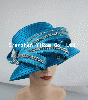 new dress hat, fashion hat,sation ribbon hat,derby hat:YRSM14115