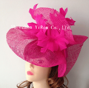 new cocktail fascinator,wedding fascinator,bridal fascinator,sinamay fascinator: YRFC14005