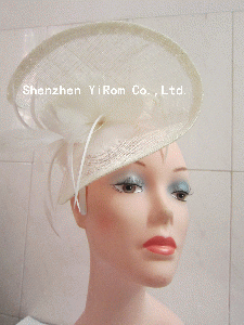 sinamay fascinator,cocktail fascinator,church fascinator: YRFC14100